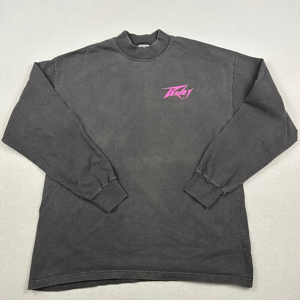 Vintage Peavey Shirt Men Extra Large Black Signal Sports Greatest Hits Promo Tee